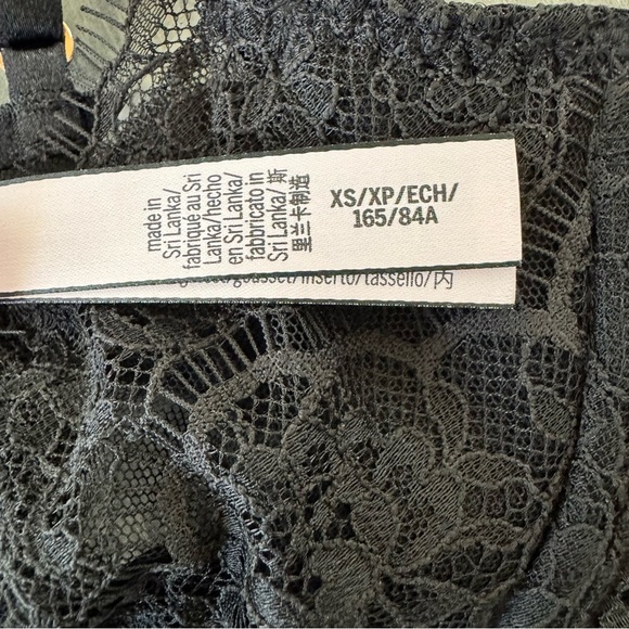 Victoria's Secret black lace wicked unlined balconette TEDDY Bodysuit XS NWT - Picture 3 of 15
